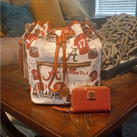 Dooney & Bourke Alabama Crimson Tide Shoulder Purse & wallet